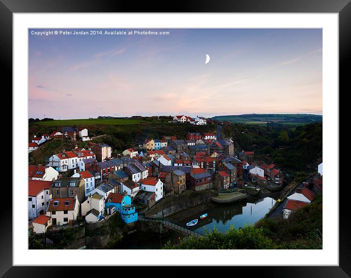  Staithes Village 4 Framed Mounted Print by Peter Jordan