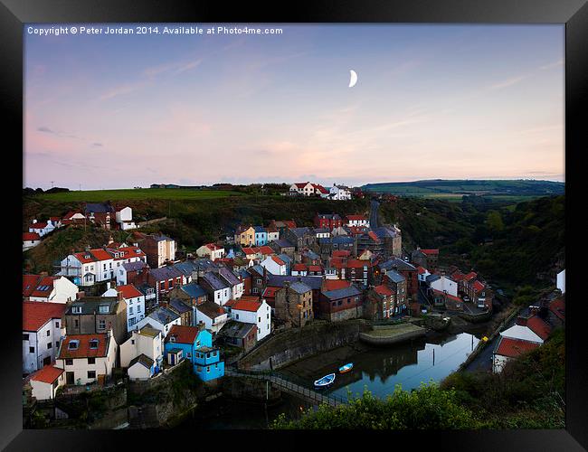  Staithes Village 4 Framed Print by Peter Jordan