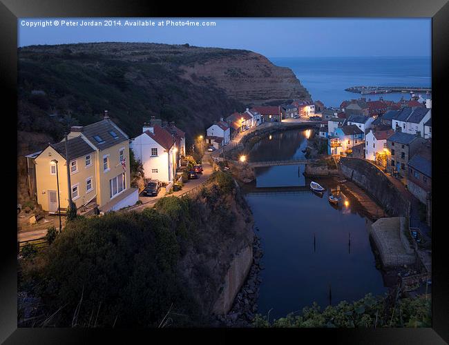  Staithes Village 5 Framed Print by Peter Jordan