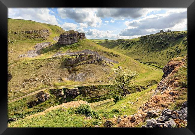 Cressbrook Dale Framed Print by Andrew Ray