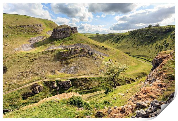 Cressbrook Dale Print by Andrew Ray