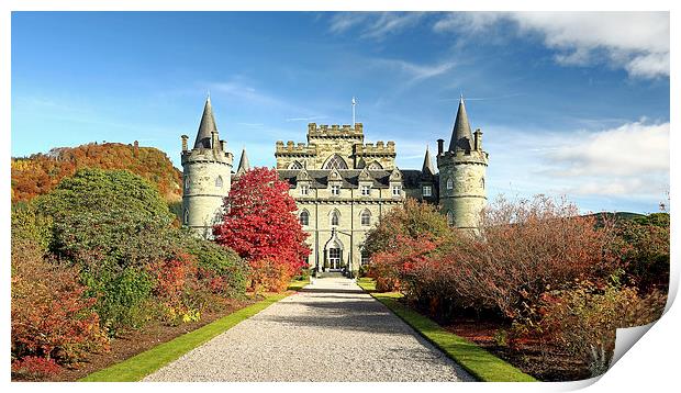  Inveraray Castle Print by Grant Glendinning