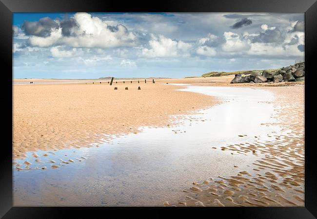  Brancaster Beach Framed Print by Stephen Mole