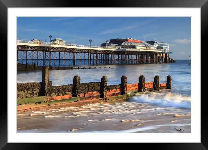 Cromer Pier Framed Mounted Print by Andrew Ray