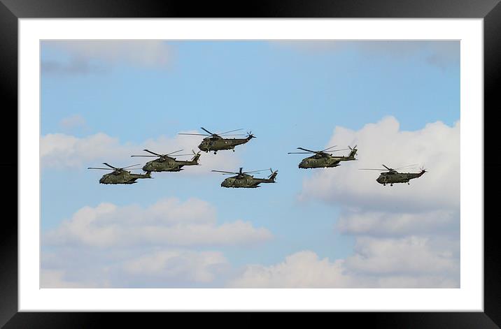  78 Squadron disbandment Flypast Framed Mounted Print by Oxon Images