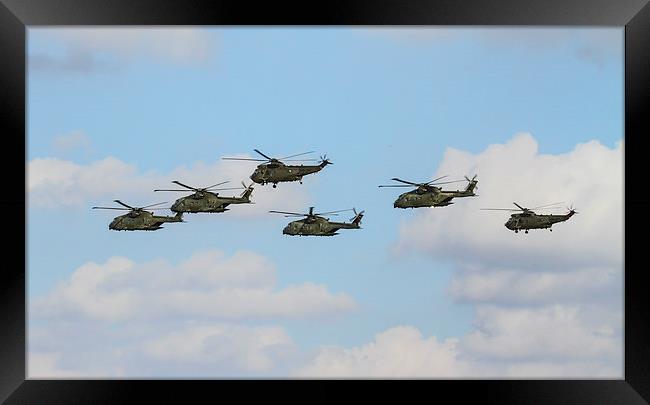  78 Squadron disbandment Flypast Framed Print by Oxon Images