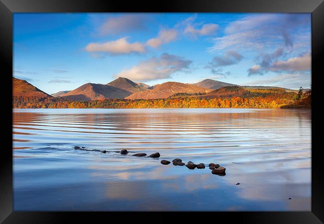 Derwent Water Framed Print by Andrew Ray