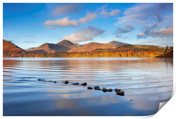 Derwent Water Print by Andrew Ray
