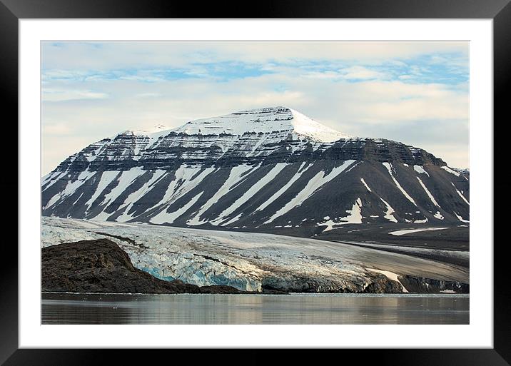 Nordenskiöld  Glacier Framed Mounted Print by Marja Konimäki