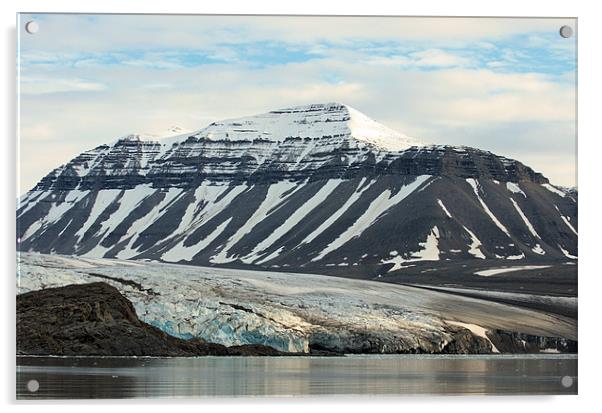 Nordenskiöld  Glacier Acrylic by Marja Konimäki