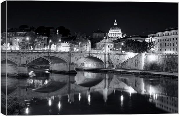 Rome at night Canvas Print by Stephen Taylor