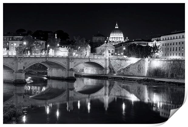 Rome at night Print by Stephen Taylor