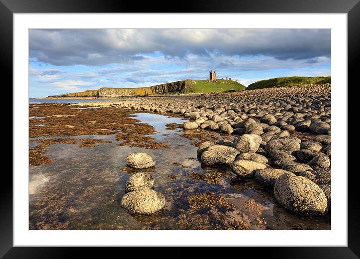 Dunstanburgh Framed Mounted Print by Andrew Ray