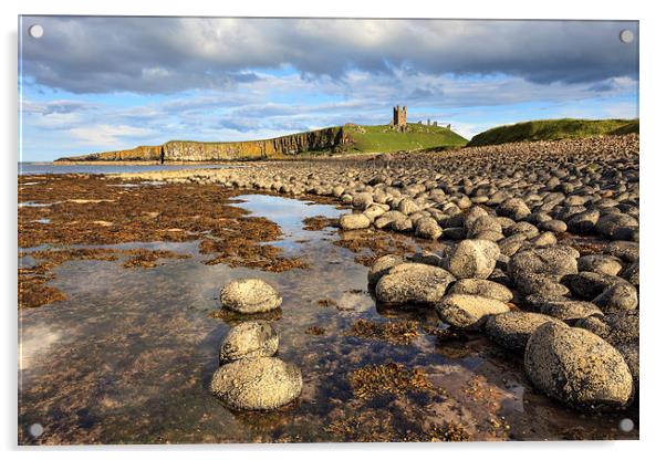 Dunstanburgh Acrylic by Andrew Ray