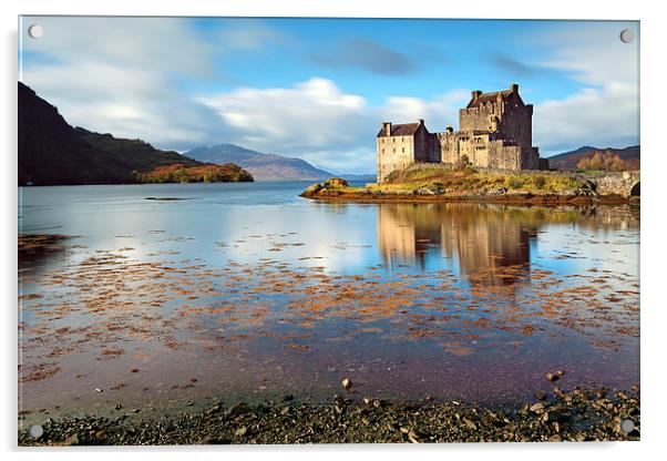 Eilean Donan Castle Acrylic by Andrew Ray
