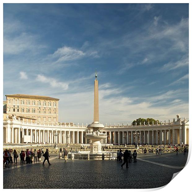 St Peters Square Print by Stephen Taylor