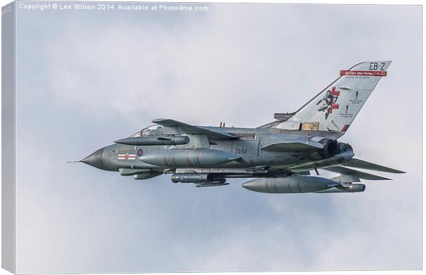  Royal Air Force Tornado GR4 ZA614 41 Squadron Canvas Print by Lee Wilson