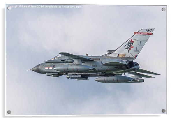  Royal Air Force Tornado GR4 ZA614 41 Squadron Acrylic by Lee Wilson