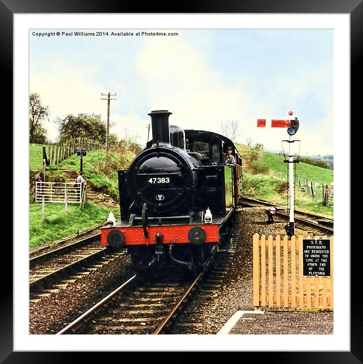  Jinty Framed Mounted Print by Paul Williams