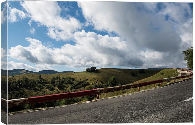 Road to Paltinis Canvas Print by Adrian Bud