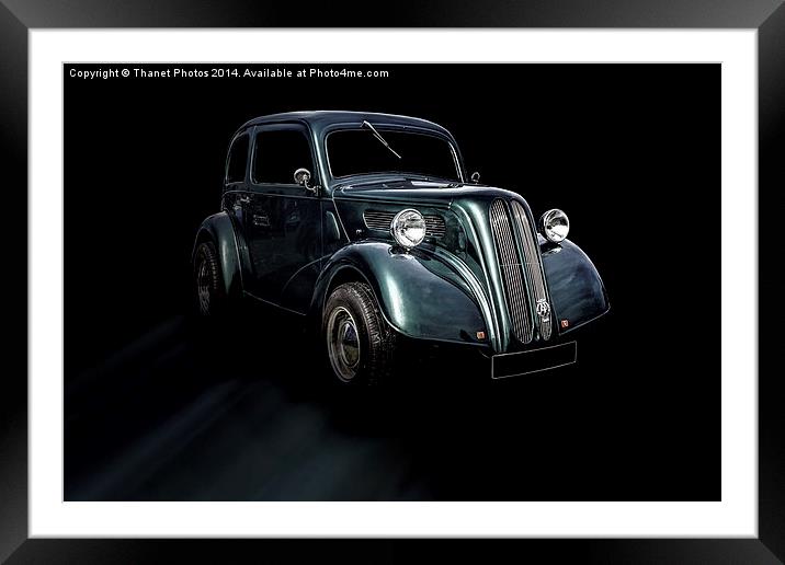  Ford Popular Framed Mounted Print by Thanet Photos