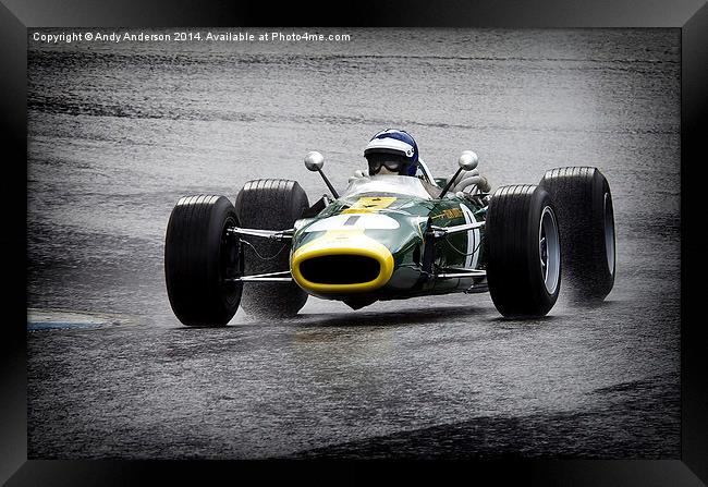 Team Lotus  Framed Print by Andy Anderson