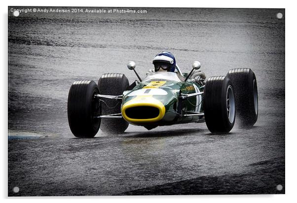 Team Lotus  Acrylic by Andy Anderson