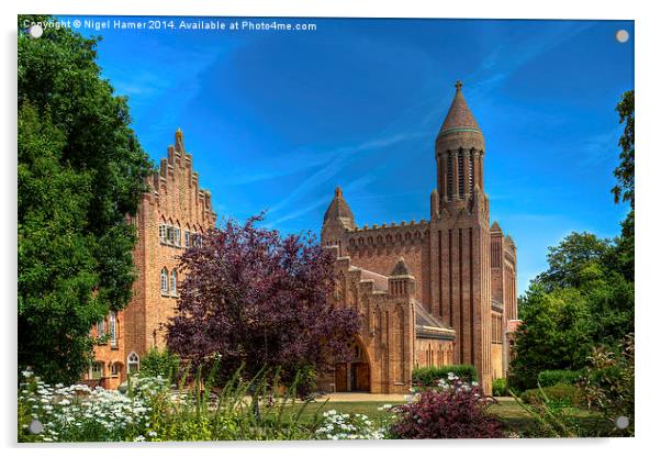 Quarr Abbey #2 Acrylic by Wight Landscapes