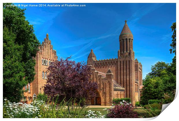 Quarr Abbey #2 Print by Wight Landscapes