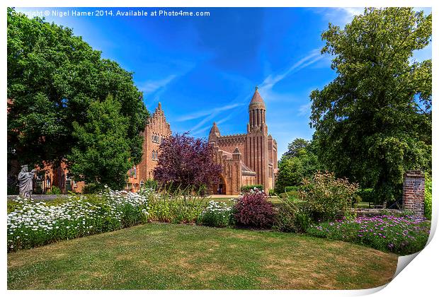 Quarr Abbey #3 Print by Wight Landscapes