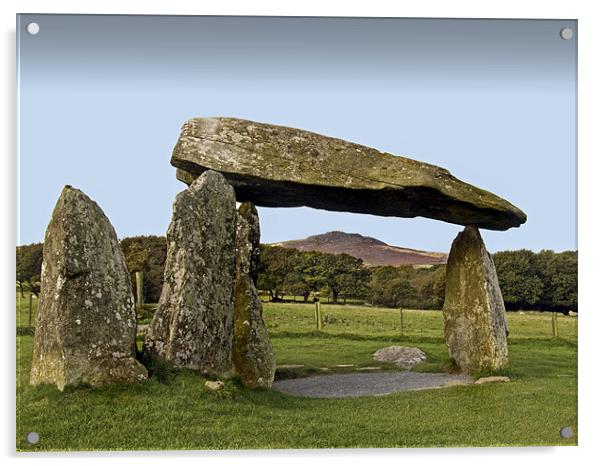  Pentre Ifan West Wales Ancient Monument Acrylic by john hartley
