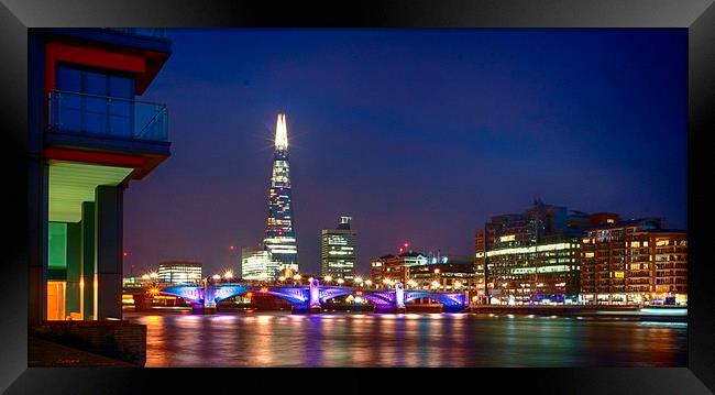  The Shard, London Framed Print by peter tachauer