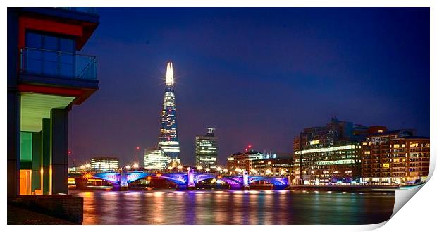  The Shard, London Print by peter tachauer