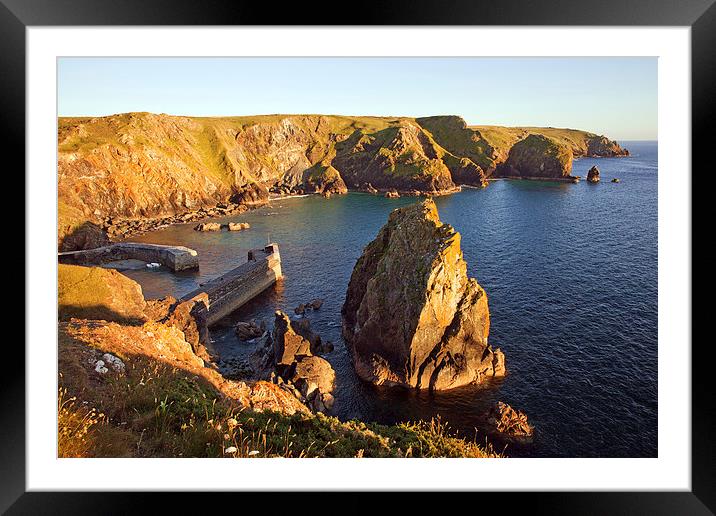  Early evening at Mullion Cove Framed Mounted Print by Ian Duffield