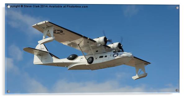  Consolidated PBY Catalina Acrylic by Steve H Clark