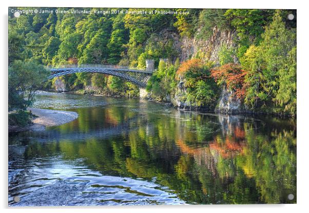  Craigellachie Bridge Acrylic by Jamie Green