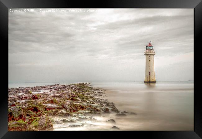  Perch Rock Lighthouse  Framed Print by William Duggan