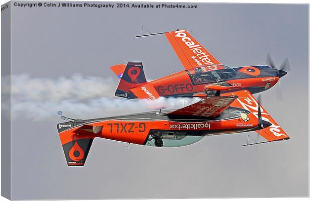  Blades 3 and 4 - Dunsfold 2014 Canvas Print by Colin Williams Photography