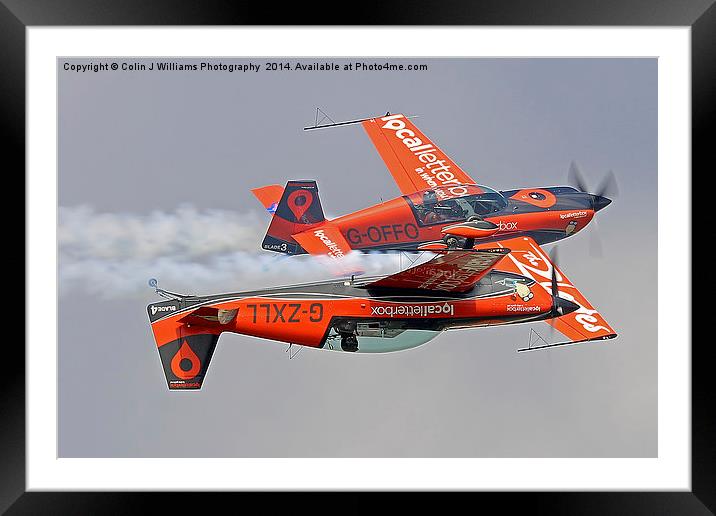  Blades 3 and 4 - Dunsfold 2014 Framed Mounted Print by Colin Williams Photography