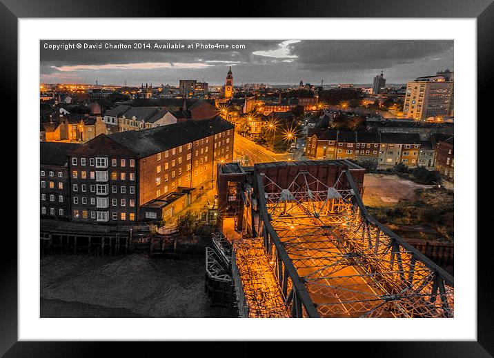  View from the top Framed Mounted Print by David Charlton
