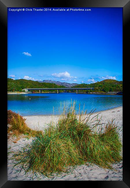  Morar Sands Framed Print by Chris Thaxter