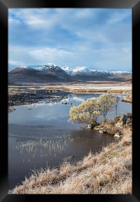 Frosty Morning on Rannoch Moor Framed Print by Andrew Ray