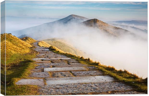 Great Ridge Path Canvas Print by Andrew Ray