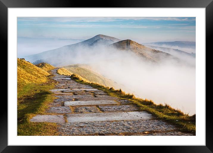 Great Ridge Path Framed Mounted Print by Andrew Ray