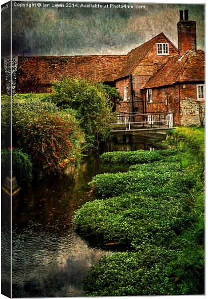  The Old Mill At Bosham Canvas Print by Ian Lewis