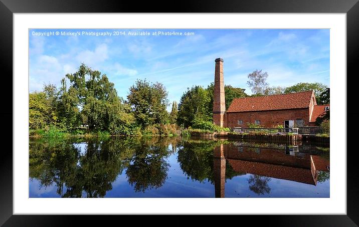 Sarehole Mill  Framed Mounted Print by rawshutterbug 