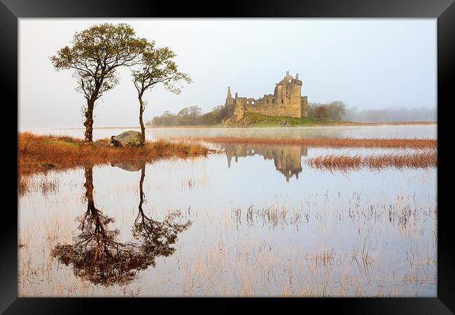Kilchurn Reflections Framed Print by Andrew Ray