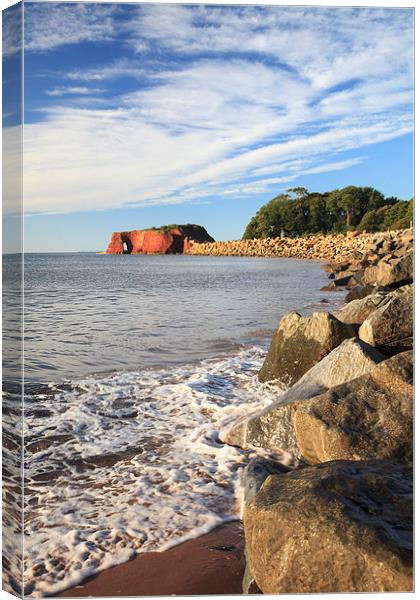 Langstone Rock Canvas Print by Andrew Ray