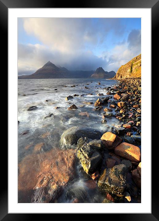 Late Light at Elgol Framed Mounted Print by Andrew Ray