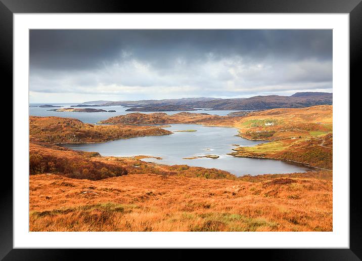 Loch Ardbhair Framed Mounted Print by Andrew Ray